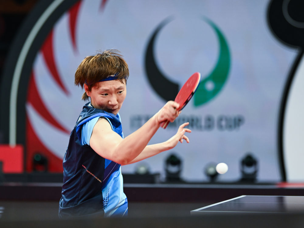 成都国际乒联混合团体世界杯第二阶段开赛 中国队战胜斯洛伐克队