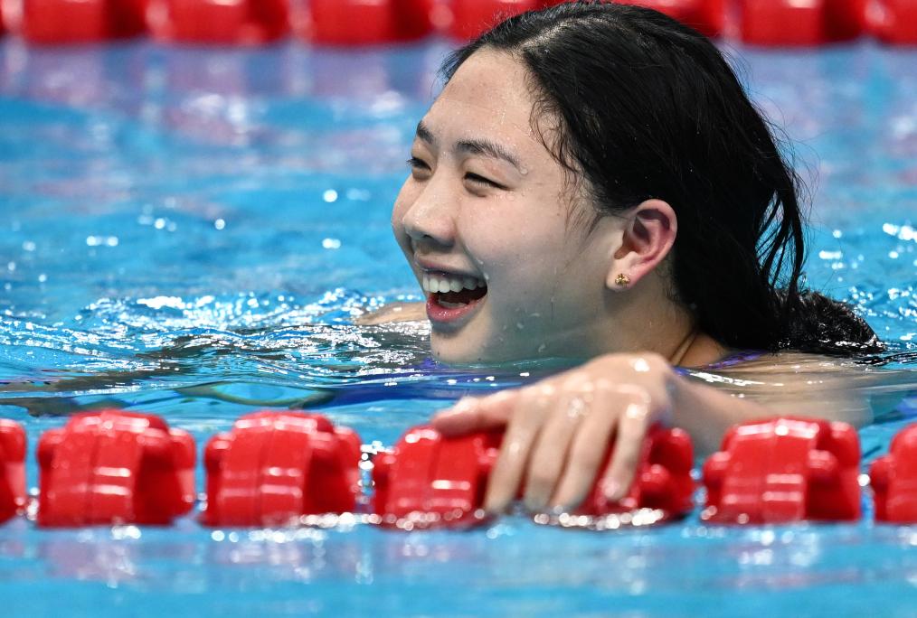 福冈世锦赛和杭州亚运会上，唐钱婷两次刷新女子50米蛙泳亚洲纪录。