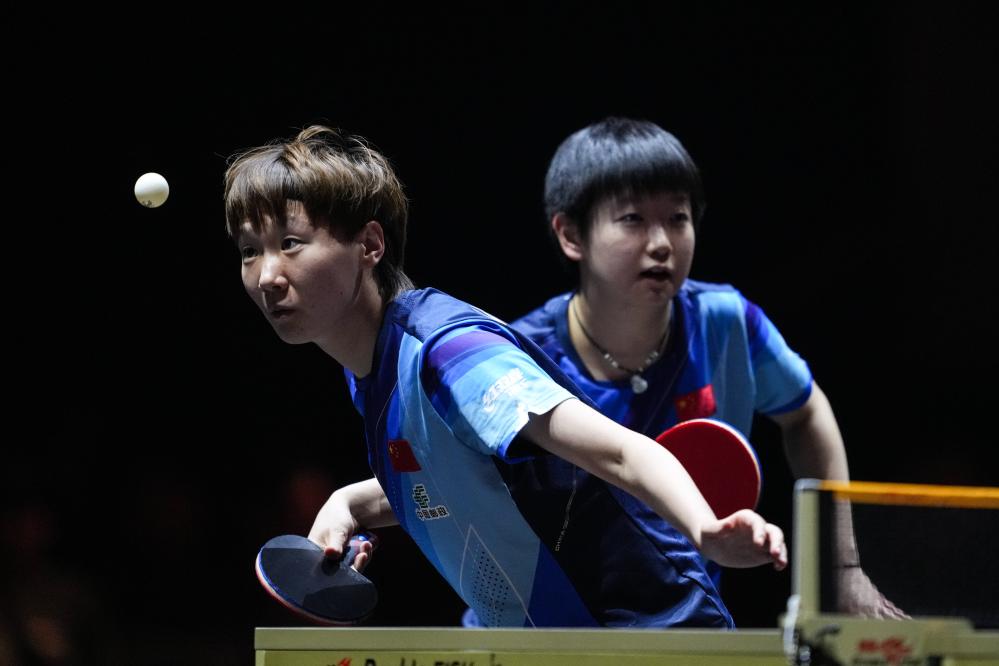 中国队包揽WTT女子总决赛单、决赛军孙双打冠军 孙颖莎收获双冠