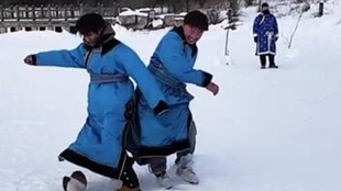 中国体育代表团56名运动员出征冬