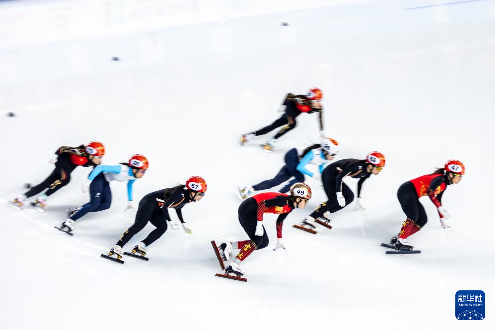 全冬会｜短道速滑公开组女子3000米接力半决赛