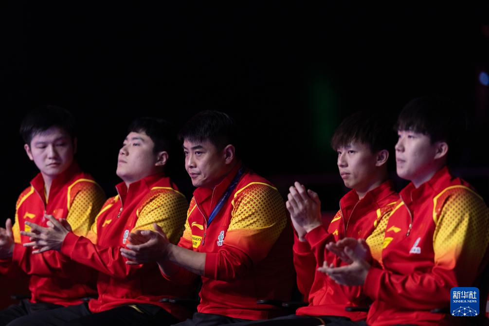 世乒赛｜乒乓球——男团小组赛：中国男队晋级十六强