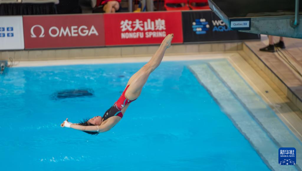 跳水——世界杯蒙特利尔站：陈芋汐、全红婵包揽女子10米台冠亚军