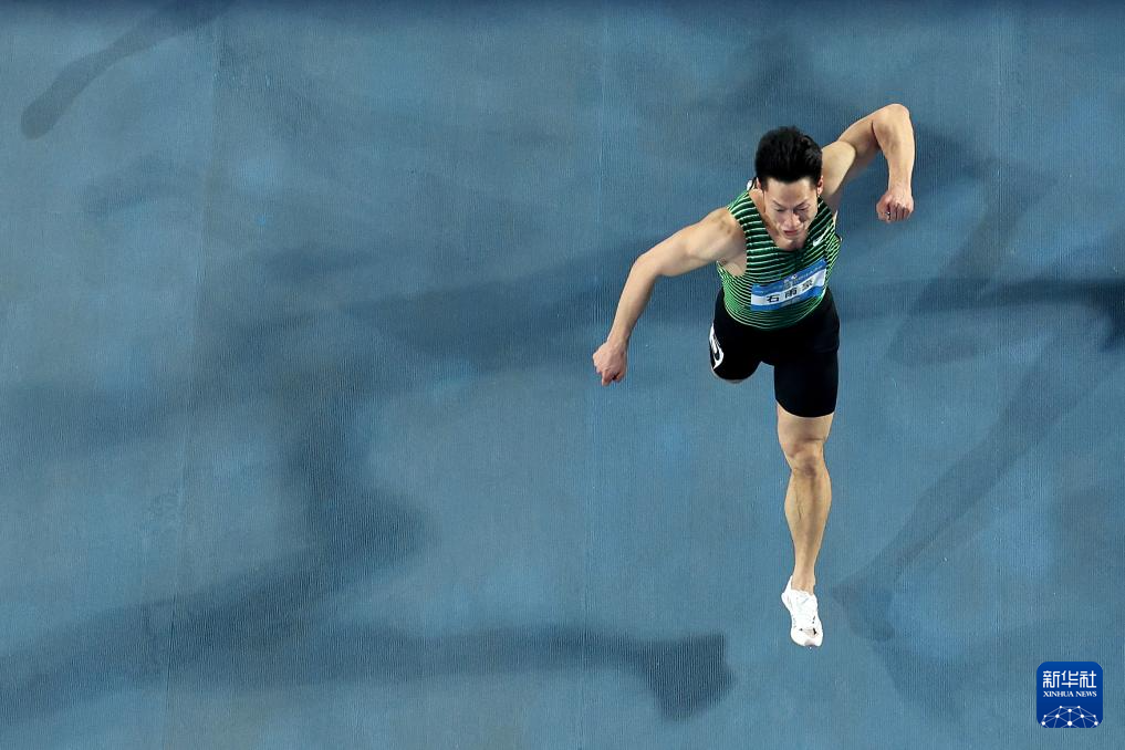 田径——全国室内田径大奖赛南京站：石雨豪获男子60米冠军