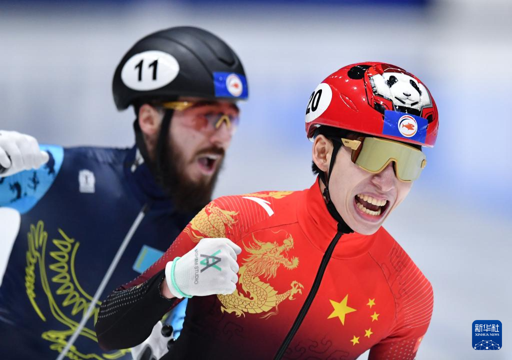 短道速滑——世锦赛：林孝埈获男子500米金牌