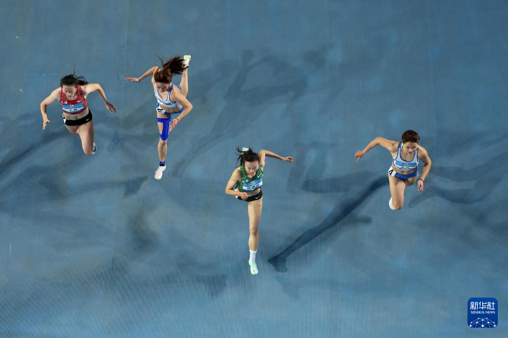 田径——全国室内田径大奖赛南京站：蔡燕婷获女子60米冠军