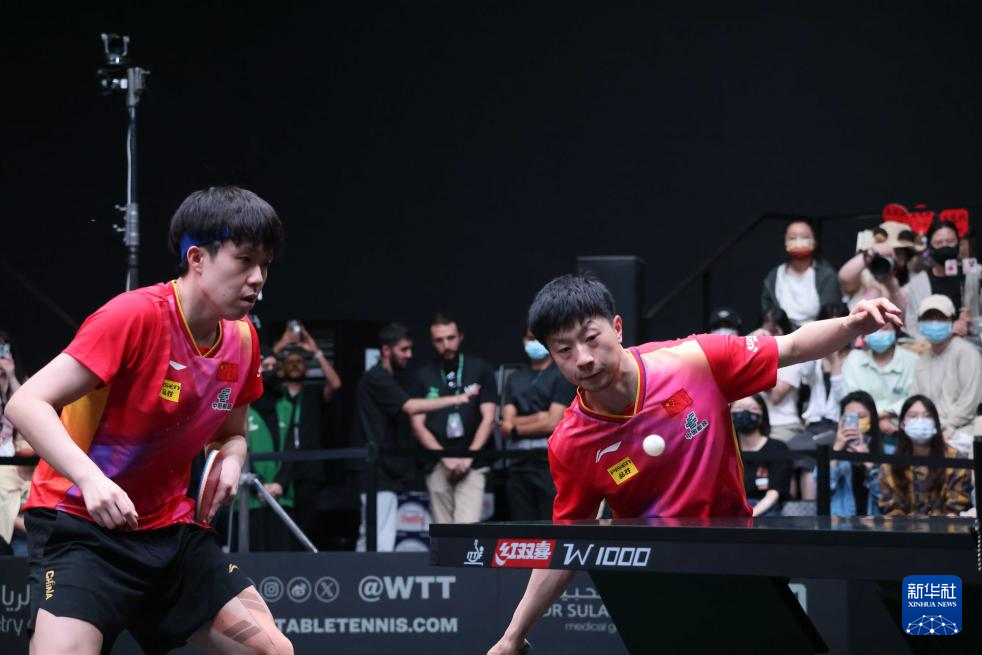 乒乓球——WTT2024沙特大满贯：马龙/王楚钦晋级决赛
