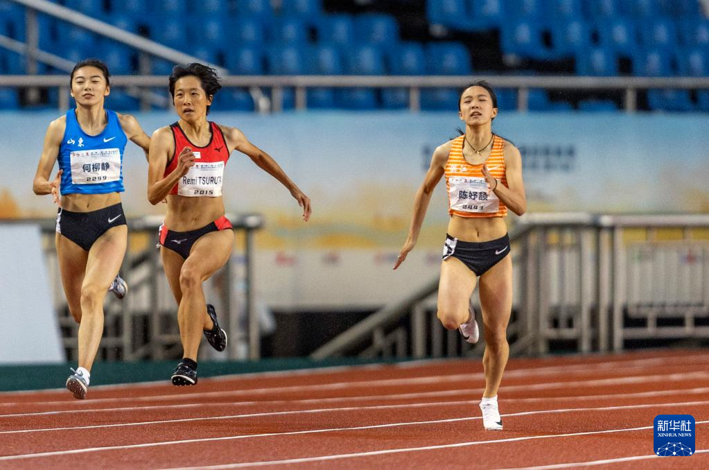 全国田径大奖赛第五站：陈妤颉夺得女子200米冠军