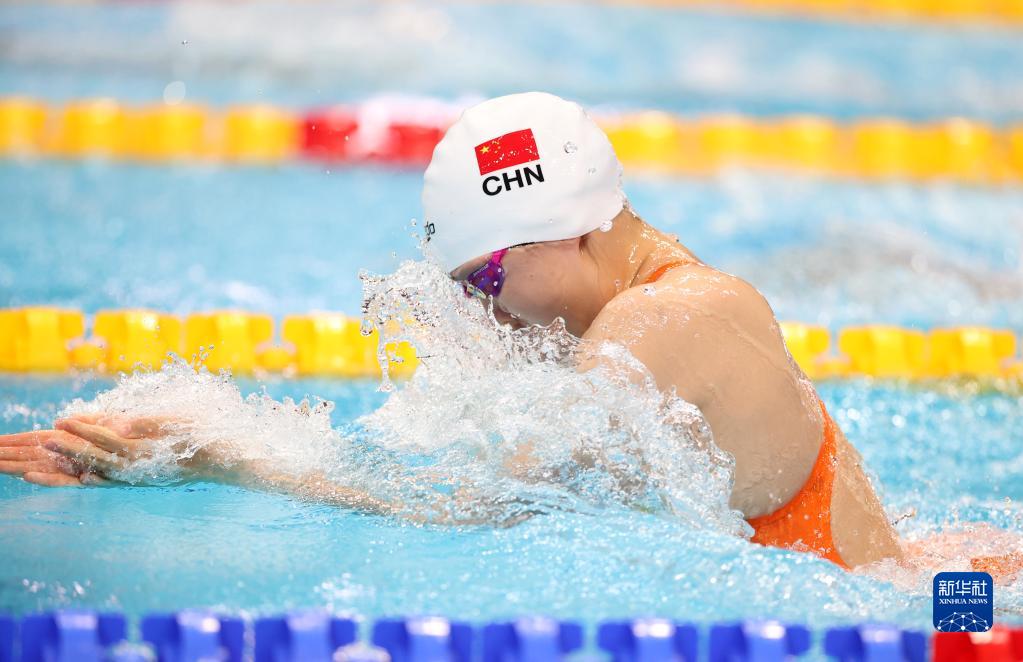 世锦赛：唐钱婷获女子100米蛙泳第七名