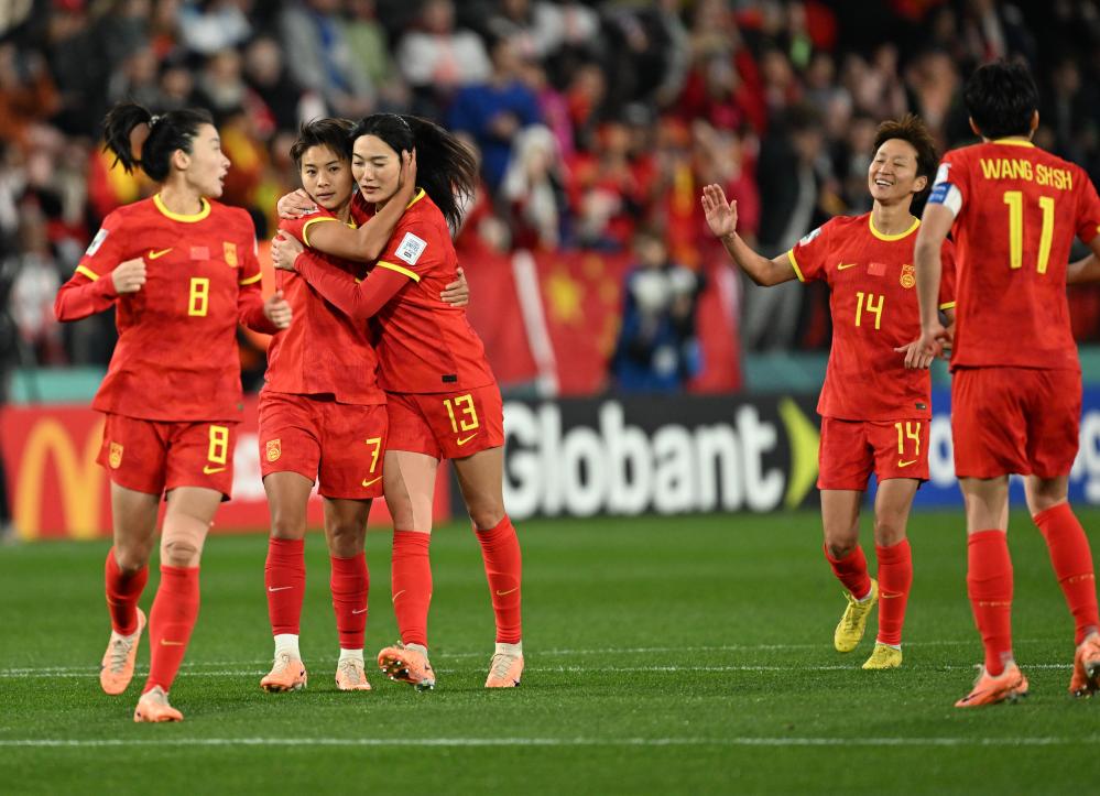 中国女足当天遭遇本队世界杯参赛历史上