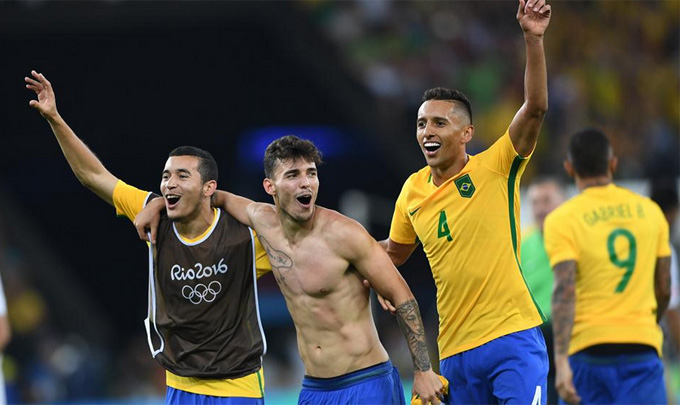 巴西夺得里约奥运会男足金牌