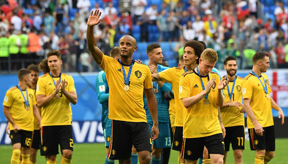 比利时队获季军 创历史最佳战绩