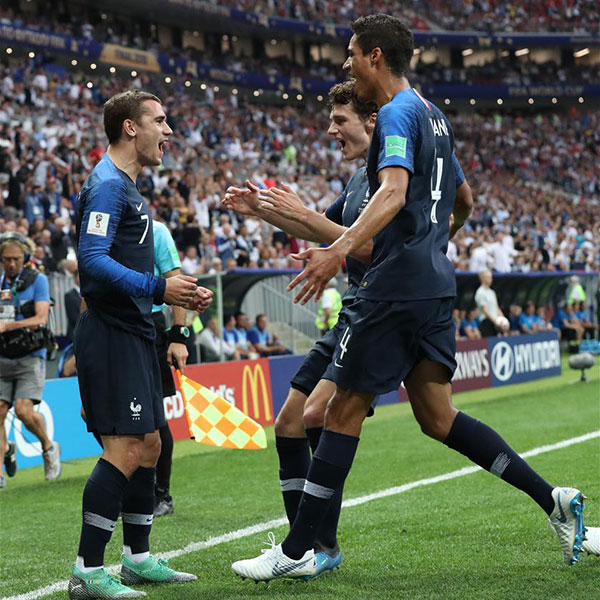 決賽：法國隊得分