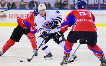 冰球丝路超级联赛：吉林市城投不敌俄罗斯切尔梅特