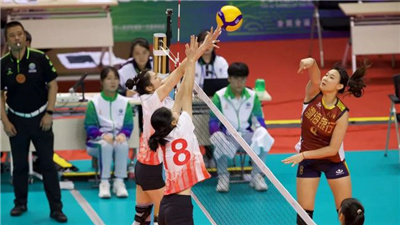 江苏队夺全运会女排19岁以下组冠军