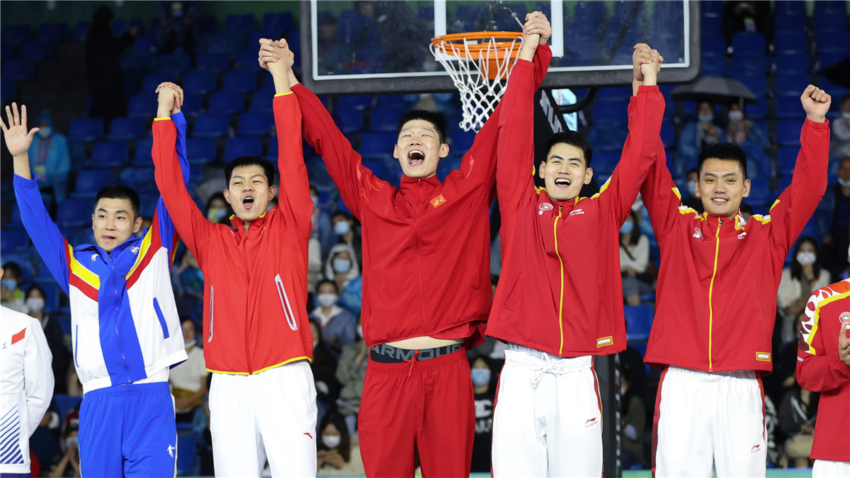全运会-三人制篮球男子成年组决赛：联合队获得冠军