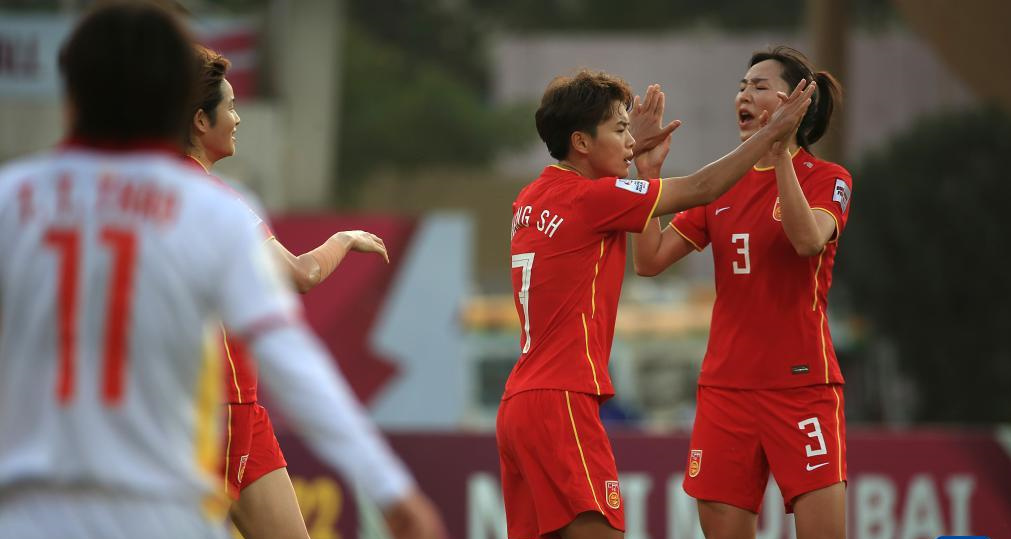 高清大图|女足亚洲杯：中国队胜越南队