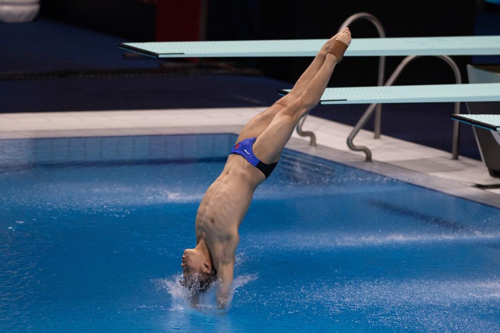 游泳世锦赛：郑九源获得男子1米板第八名