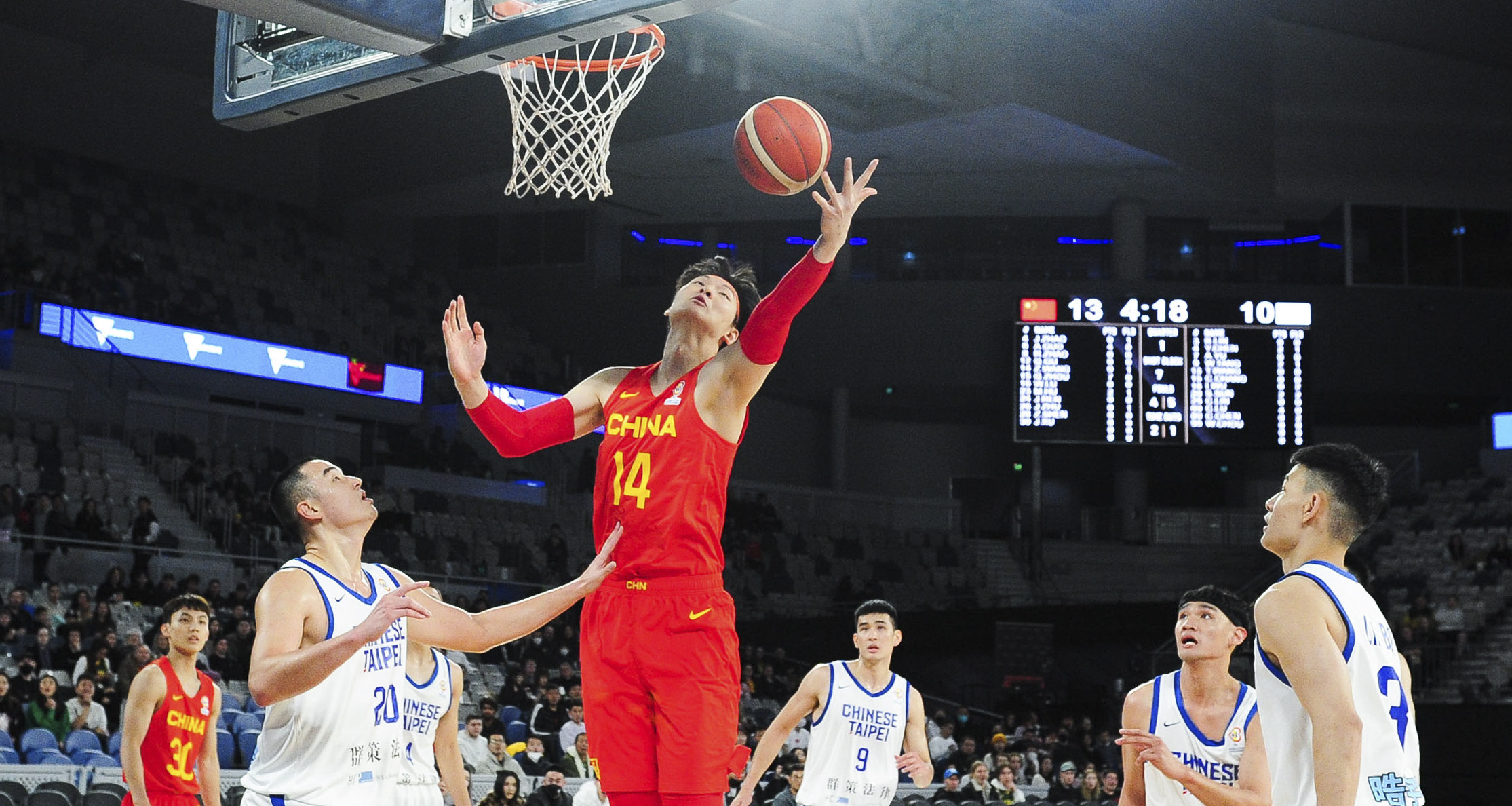篮球世界杯预选赛：中国队胜中国台北队