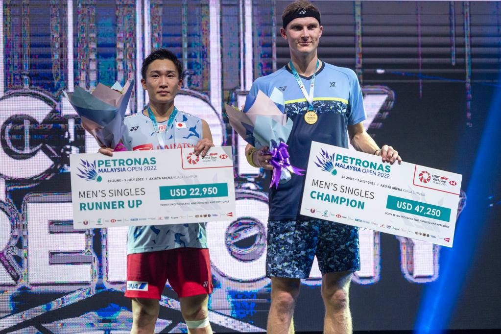 羽毛球——马来西亚公开赛：安赛龙夺冠