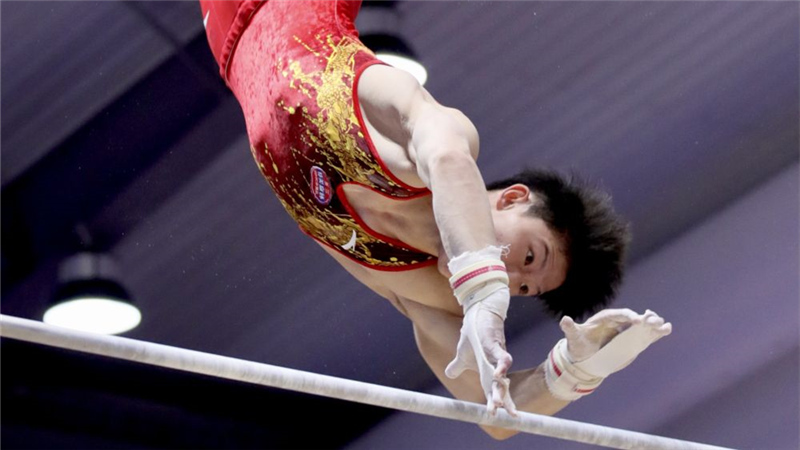浙江夺得首届全国体操团体锦标赛男团冠军