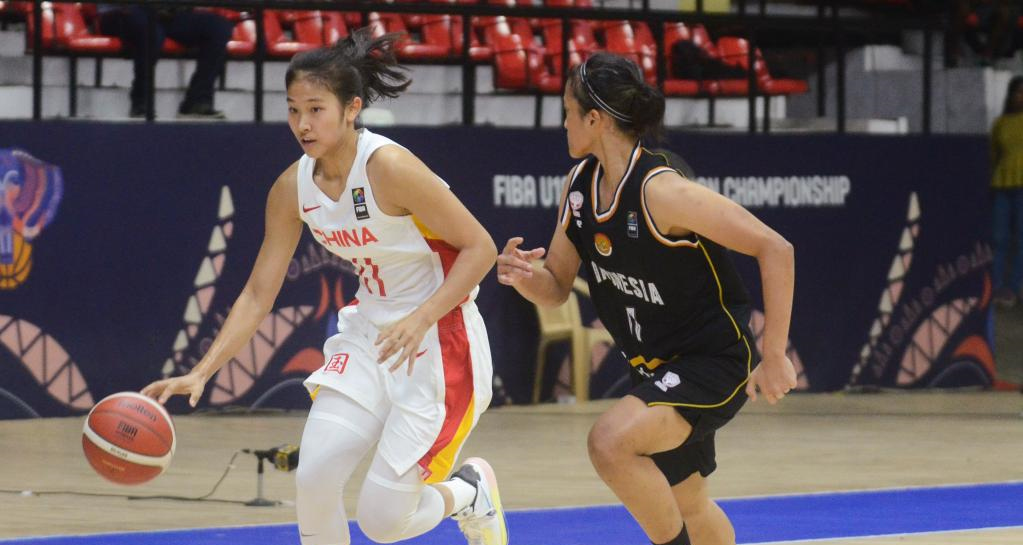亞洲U18女籃錦標賽：中國勝印度尼西亞