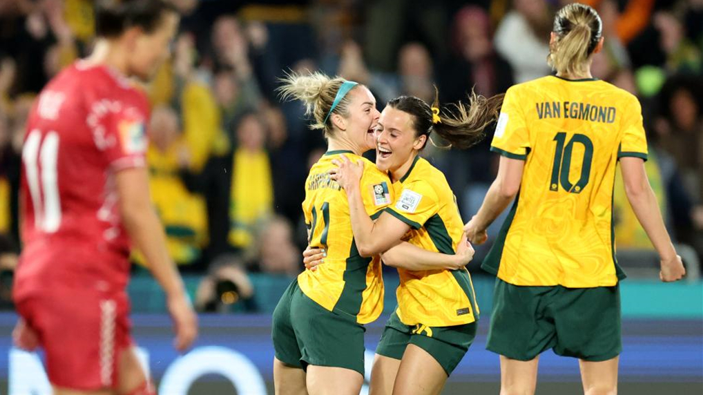 女足世界杯｜八分之一决赛：澳大利亚队战胜丹麦队晋级八强