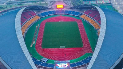 杭州亞運會丨景觀臨設主打“低碳可迴圈”——探訪金華市體育中心