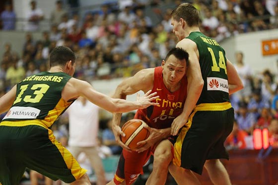 中立男篮对抗赛：中国不敌立陶宛