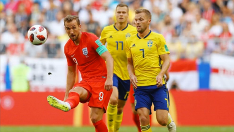 英格兰2:0瑞典晋级四强