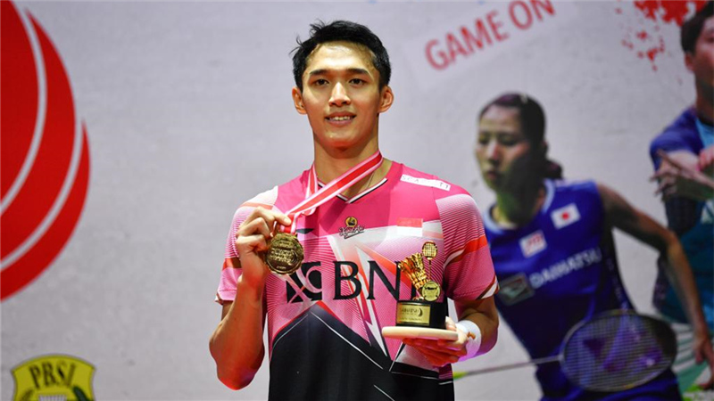 印尼羽毛球大师赛：乔纳坦男单夺冠