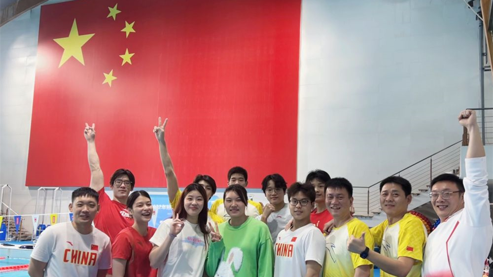 中国游泳年轻教练“抱团训练”见成效